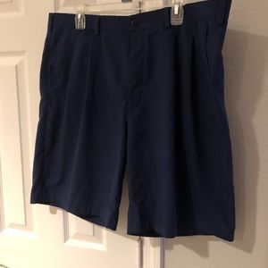 PGA Tour dark blue front pleated mens size 40 golf shorts
